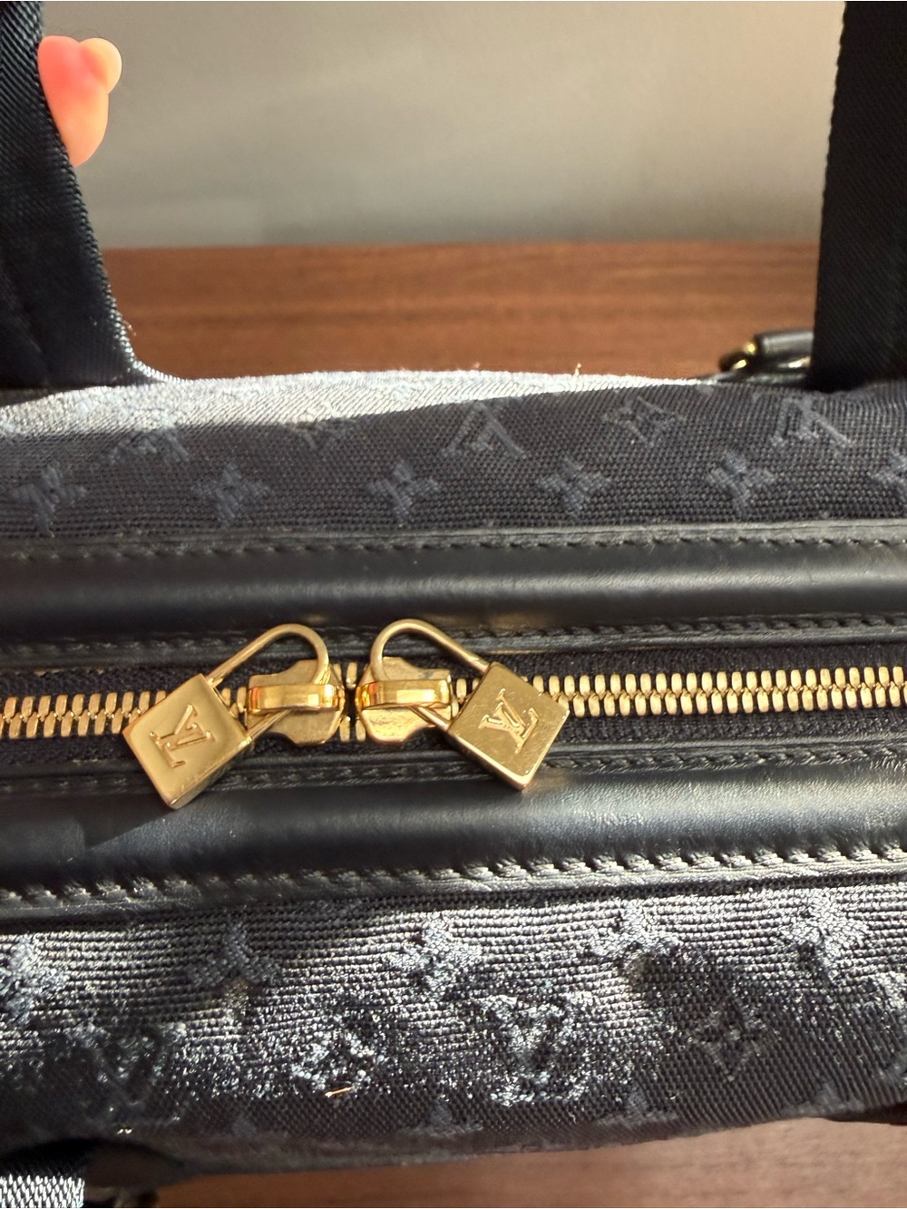 Louis Vuitton Navy Josephine Mini Lin Boston GM - Picture 9 of 14